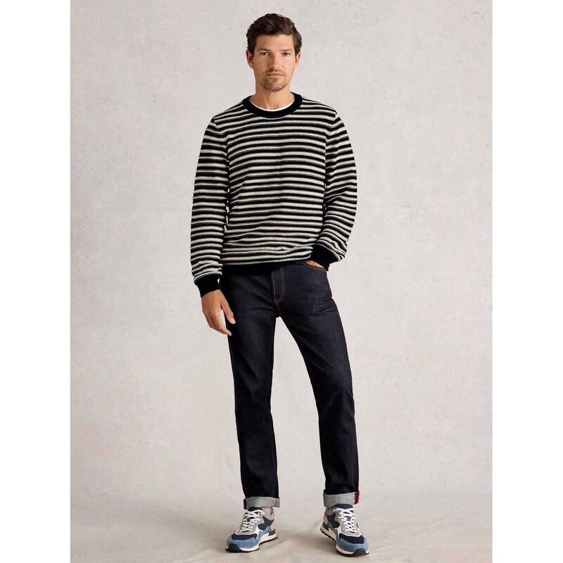 White Stuff Attadale Crew Neck Stripe Jumper image number 3